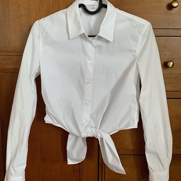 Babaton Tops - Babaton/Aritzia Tie front dress shirt